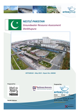 NESTLÉ PAKISTAN Groundwater Resource Assessment