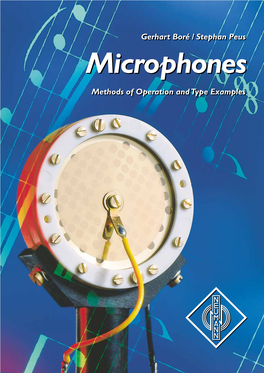 Microphonesmicrophones Methodsmethods Ofof Operationoperation Andand Typetype Examplesexamples Microphones for Studio and Home-Recording Applications