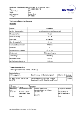 RA-000344-O0-015 Anlage-Nr. : 29E Seite