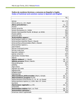 Common Weeds in Puerto Rico and U.S. Virgin Islands