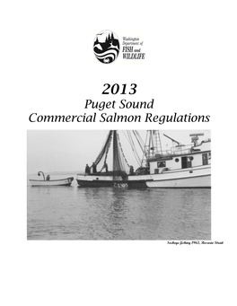Puget Sound Commercial Salmon Regulations
