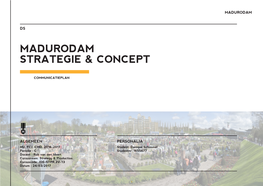 Madurodam Strategie & Concept