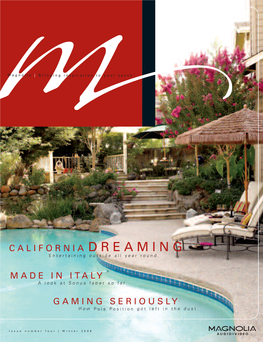 California Dreaming Made in Italy Gaming Seriously