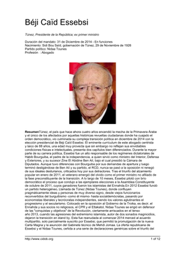 Béji Caïd Essebsi