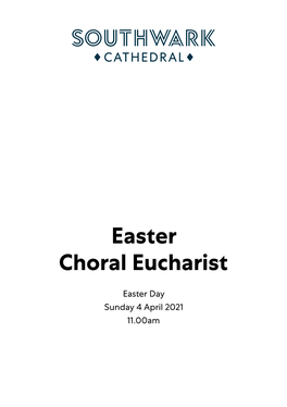 Easter Choral Eucharist