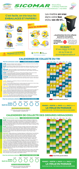 Calendrier 2018