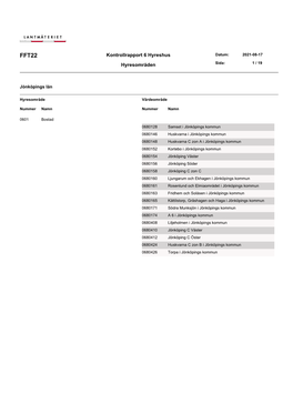 Kontrollrapport 6 Hyreshus Hyresområden