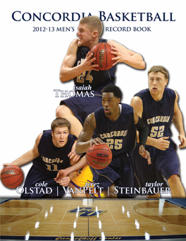 2012-13 CU MBB Media Guide.Indd