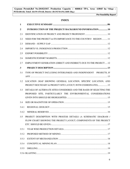 Pre-Feasibility Report 6 1 EXEC