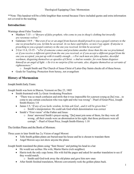 Introduction: History of Mormonism