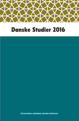 Danske Studier 2016