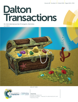 Heavier Pnictogens – Treasures for Optical Electronic and Reactivity Tuning Dalton Transactions