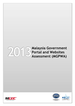 Malaysia Government Portal and Websites Assessment (MGPWA)