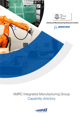 AMRC Integrated Manufacturing Group Capability Directory