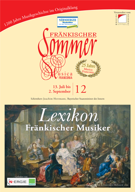 Lexikon Fränkischer Musiker