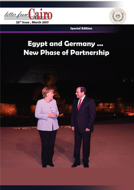 Egypt and Germany ... New Phase of Partnership