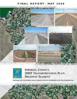 2007 Transportation Plan Final Report May 2008