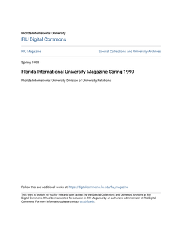 Florida International University Magazine Spring 1999