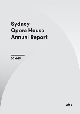 Sydney Opera House Annual Report
