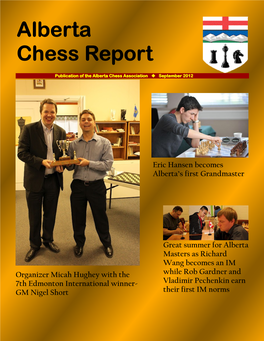 Alberta Chess Report