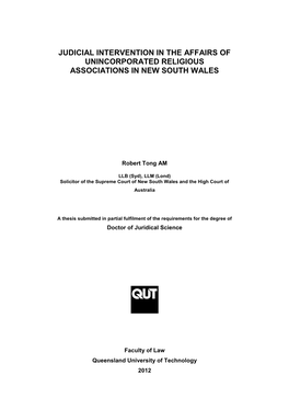 Robert Tong Thesis