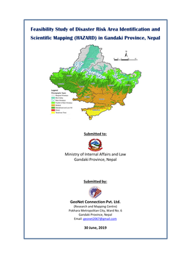 Feasibility Study of Disaster Risk Area Identification and Scientific Mapping (HAZARD) in Gandaki Province, Nepal