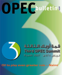 November 2007 Edition of the OPEC Bulletin