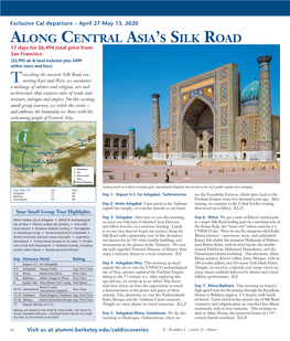 Along Central Asia's Silk Road