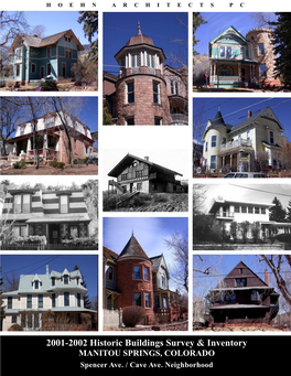 2001-2002 Historic Buildings Survey & Inventory