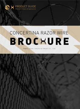 Concertina Razor Wire Catalog – Materials & Specs & Applications