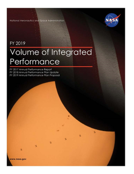 FY 2019 Volume of Integrated Performance