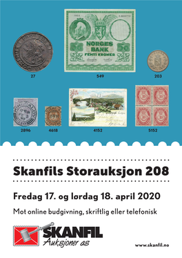 Skanfils Storauksjon 208