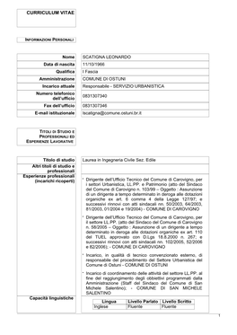 Curriculum Vitae