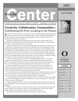 CSWS Newsletter Single Pages