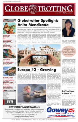 Globetrotter Spotlight: Anita Mendiratta Europe #2