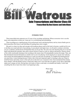 Bill Watrous