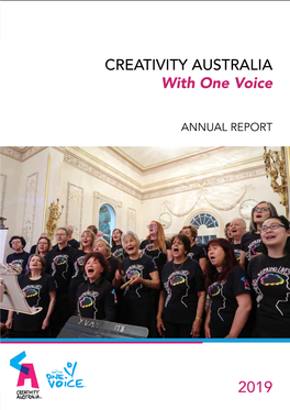 CREATIVITY AUSTRALIA with One Voice