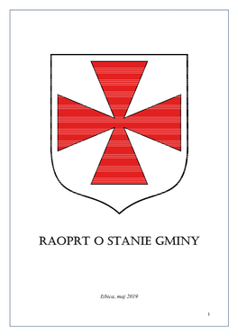 Raport O Stanie Gminy