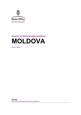 Moldova Report March 2006