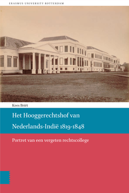 Het Hooggerechtshof Van Nederlands-Indië 1819-1848