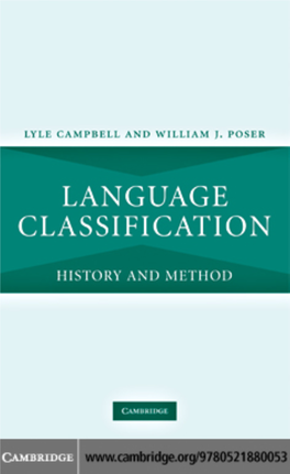 Language Classification: History and Method