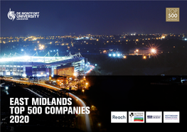 East Midlands Top 500 Companies 2020 1 Foreword