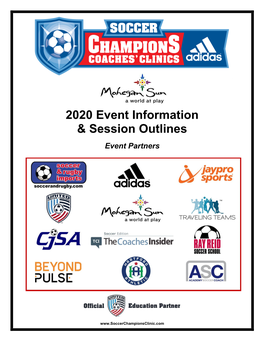 2020 Event Information & Session Outlines