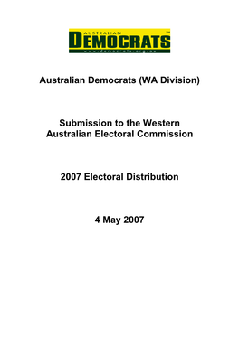 Australian Democrats (WA Division)