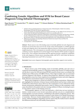 Combining Genetic Algorithms and SVM for Breast Cancer Diagnosis Using Infrared Thermography