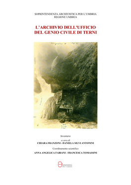 L'archivio Dell'ufficio Del Genio Civile Di Terni