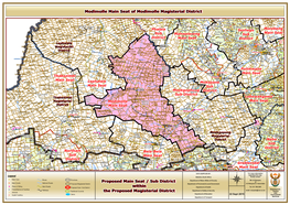 Proposed Main Seat / Sub District Within the Proposed Magisterial