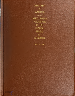 1961 Research Highlights of the National Bureau of Standards