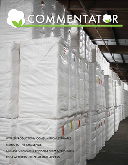 Commentator Plains Cotton Cooperative Ass Ociation >>>>> Summer 2008