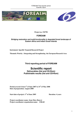 Scientific Report